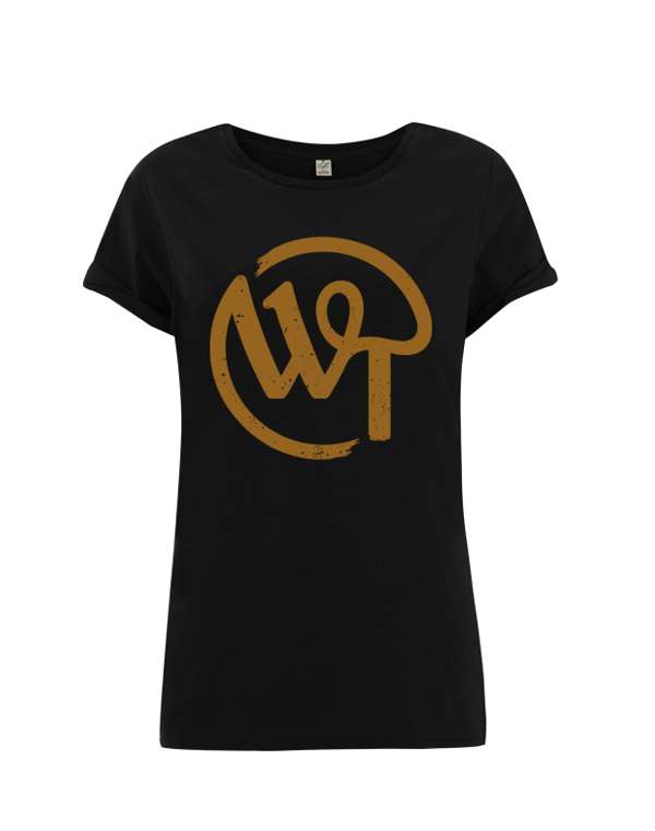 T-shirt: WT Logo Rolled Up Sleeve (Women) - Ward Thomas
