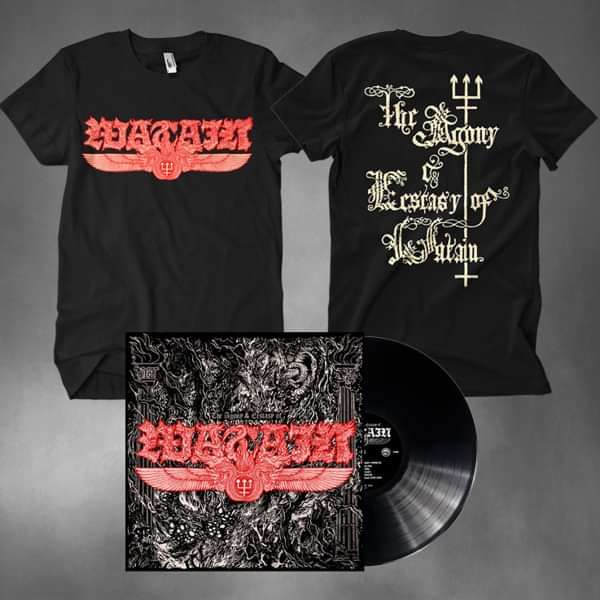 Watain - 'The Agony & Ecstasy of Watain' Black Vinyl + 'Serpent Emblem 2022' T-Shirt Bundle - Watain