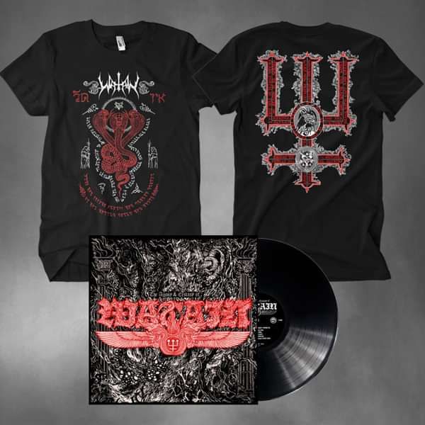Watain - 'The Agony & Ecstasy of Watain' Black Vinyl + 'Trismegistos' T-Shirt Bundle - Watain