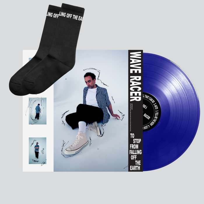 Blue Vinyl and Black Socks Bundle - Wave Racer