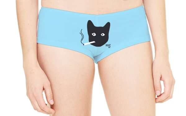 *SOLD OUT* Smokin' Pussy Underwear - Blue - We Are Scientists