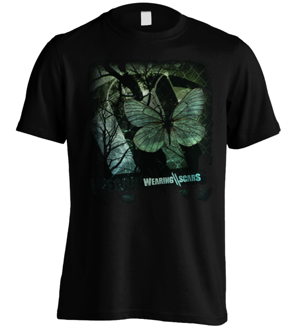 Butterfly T-Shirt - Wearing Scars