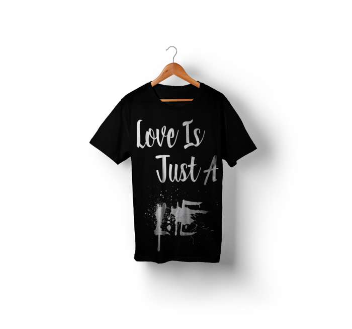 Love Is Just A Lie T-Shirt - We're Not Just Cats Records