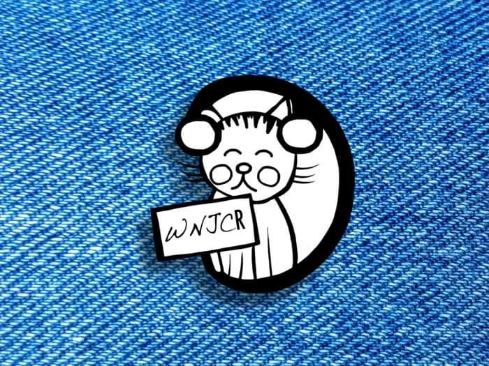 We're Not Just Cats Records Enamel Pin - We're Not Just Cats Records