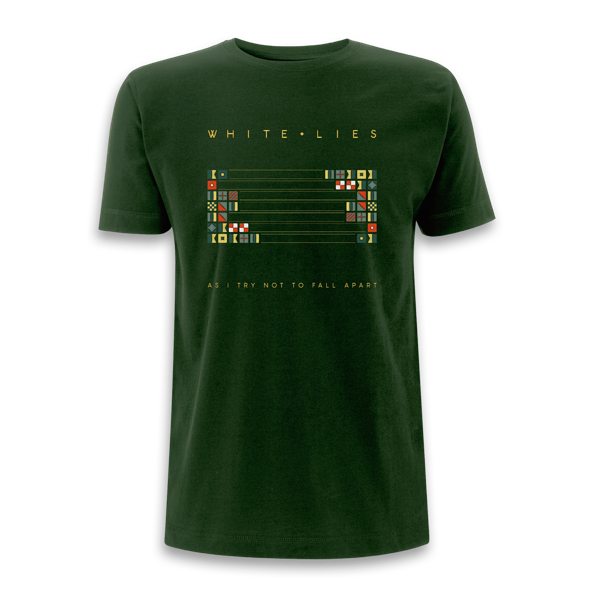 As I Try Not To Fall Apart - Green T-shirt (Shipped in February with the album) - White Lies