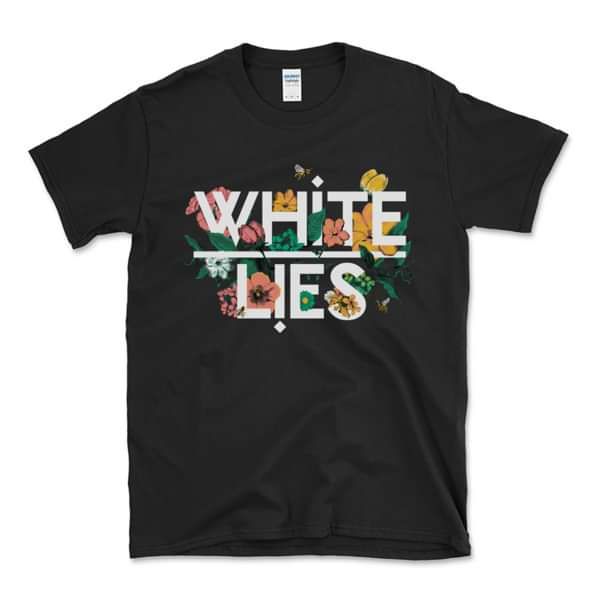 Flowers Logo T-shirt - White Lies