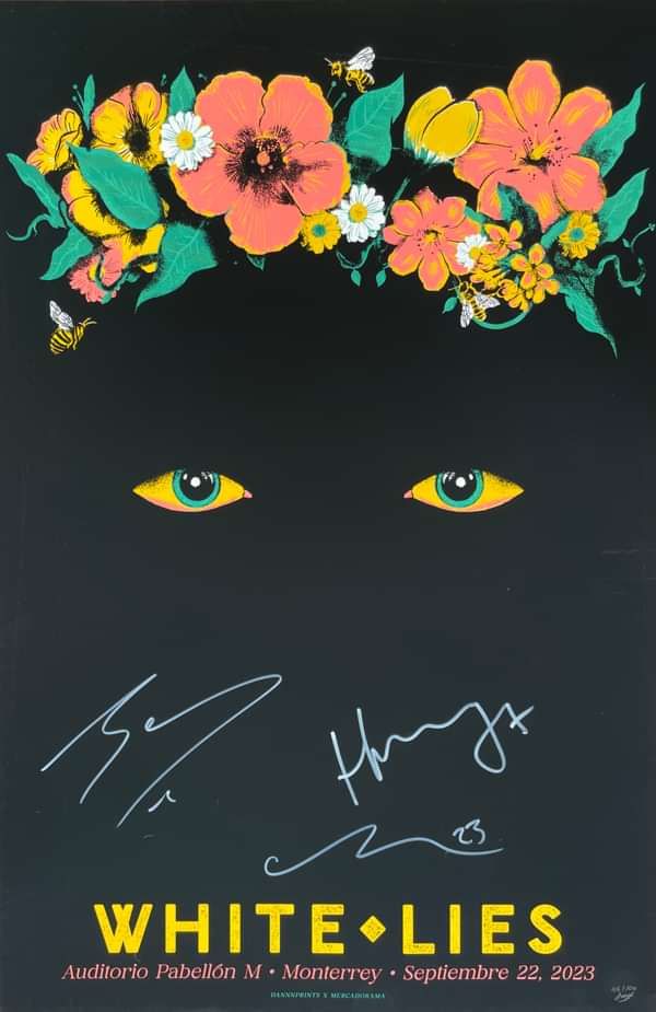 Monterrey Signed Poster - White Lies