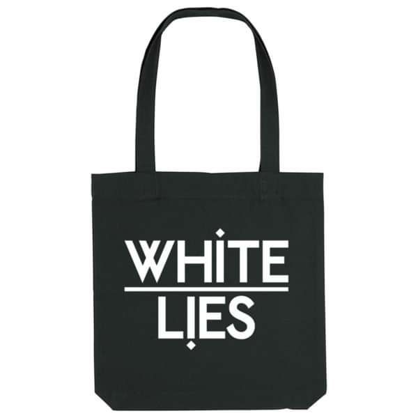 White Lies Big Logo Tote Black - White Lies