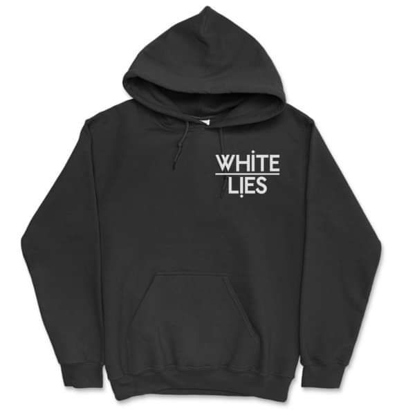 White Lies Classic Logo Hoodie Black - White Lies