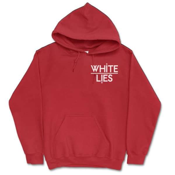 White Lies Classic Logo Hoodie Red - White Lies