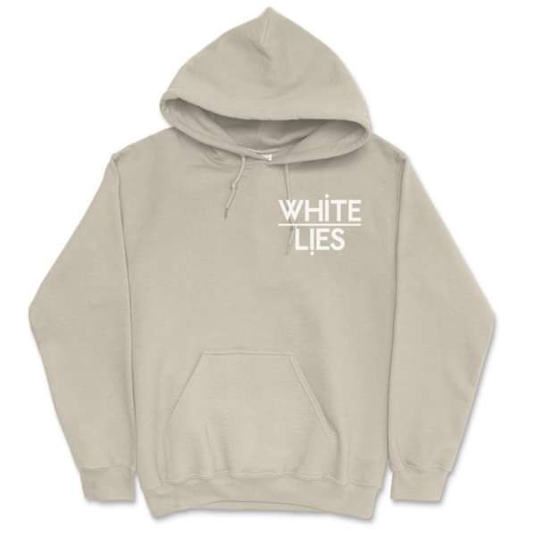White Lies Classic Logo Hoodie Sand - White Lies