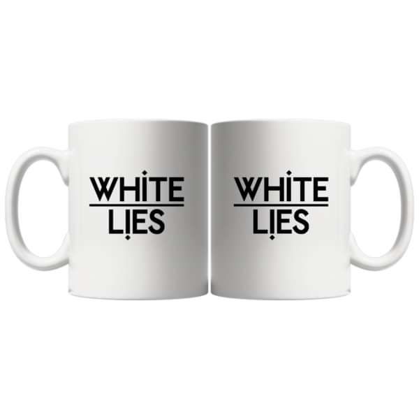 White Lies Logo White 11oz Coffee Mug - White Lies