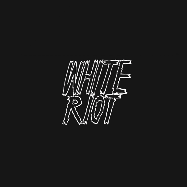 White Riot Logo T-Shirt - Black - White Riot