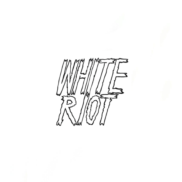 White Riot Logo T-Shirt - White - White Riot