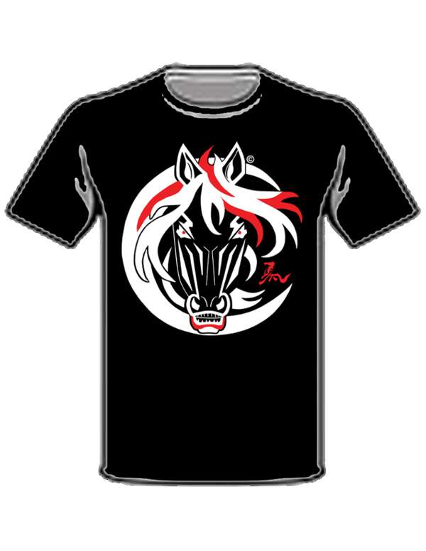 Wild Horse T-Shirts (Black) - Wild Horse
