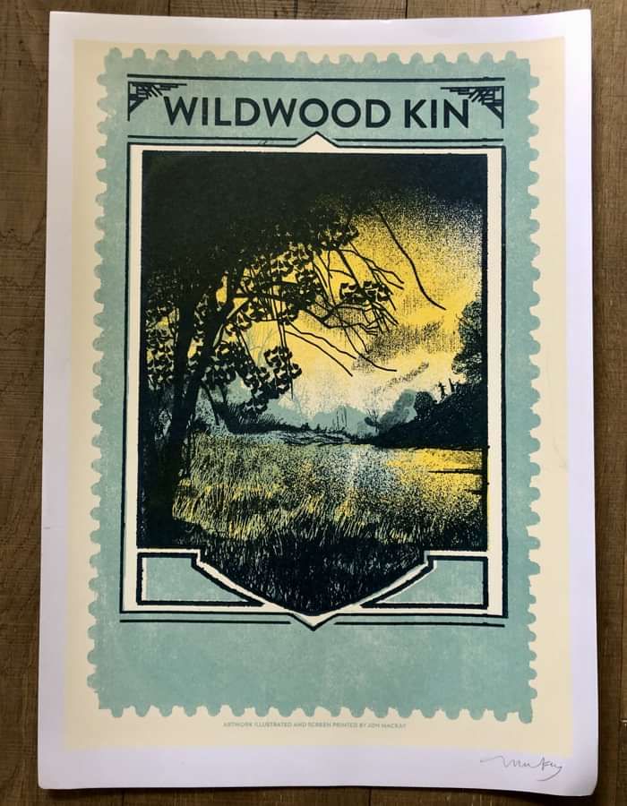 Wildwood Kin A2 Handprinted Poster - Wildwood Kin