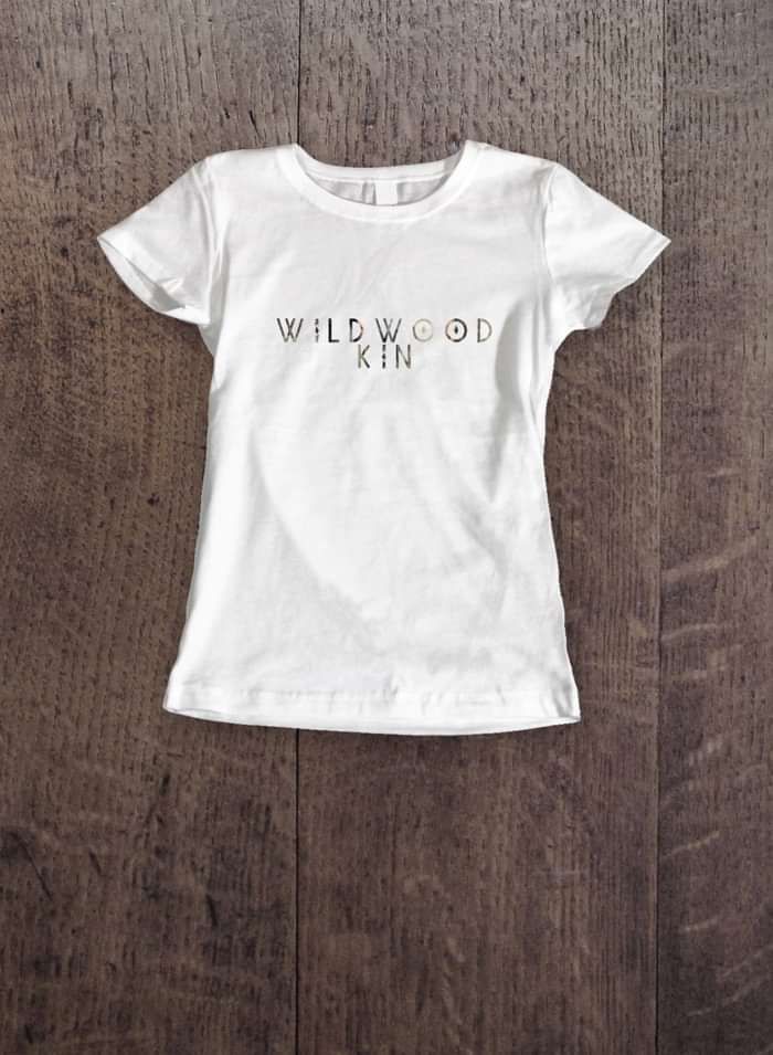 Wildwood Kin Logo Ladies T-Shirt White - Wildwood Kin