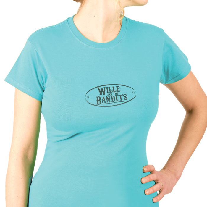 Ladies Retro T- shirt - Wille and the Bandits