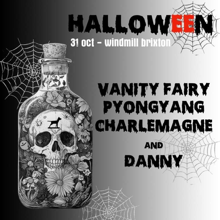 Hallowe'en Party Vanity Fairy, Pyongyang, Charlemagne and Danny at