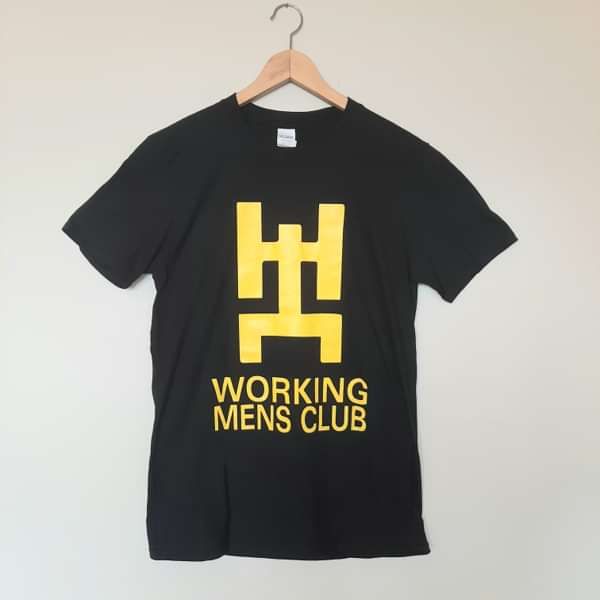 Working Men's Club Yellow and Black Tee - Working Men's Club