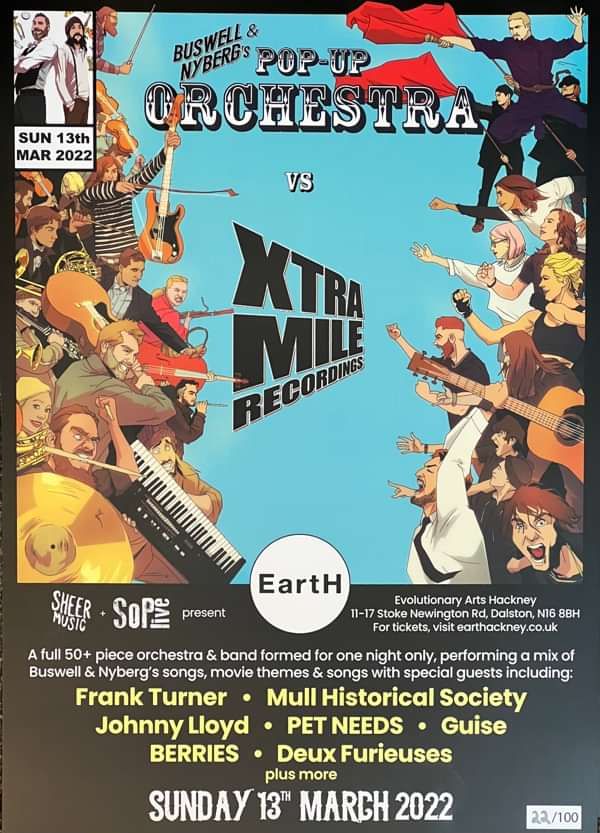Buswell & Nyberg vs. Xtra Mile Recordings - A3 print - Xtra Mile Recordings