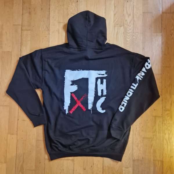 Frank Turner - Classic Merch! FTHC Black Hoodie - Xtra Mile Recordings
