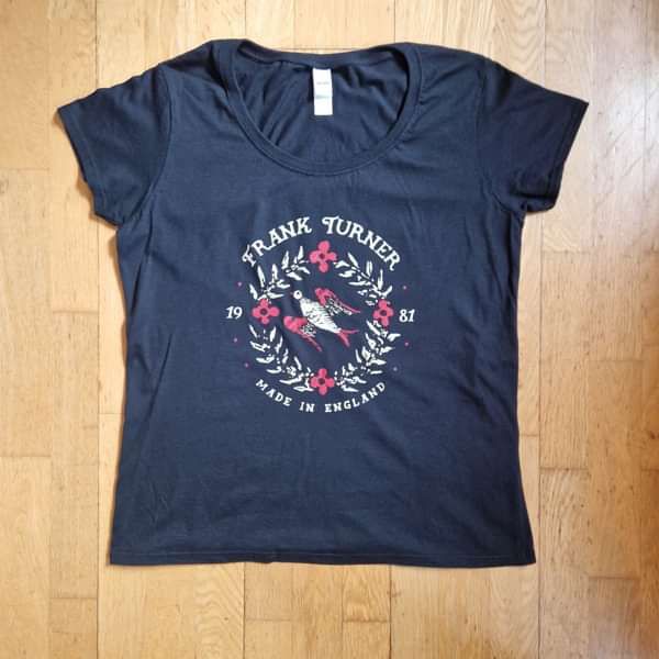 Frank Turner - Classic Merch! Made In England - Black Skinny t-shirt - LARGE ONLY - Xtra Mile Recordings