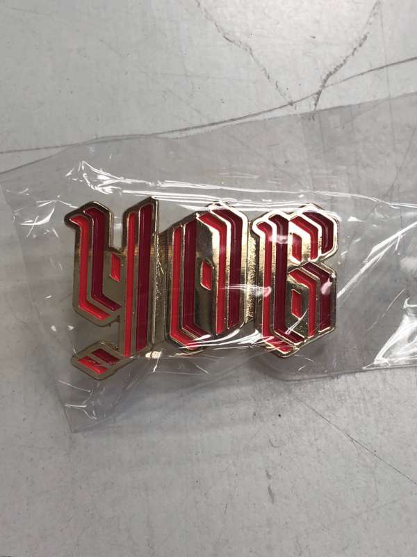 Red and Gold Logo Pin - Yob