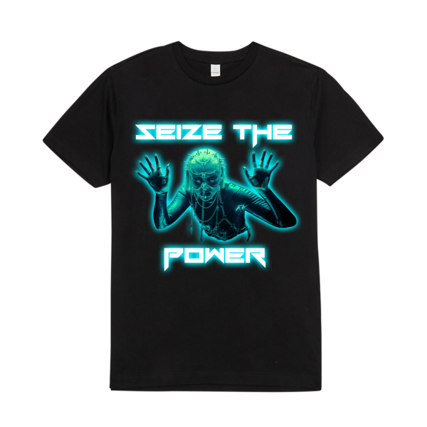 Yonaka Seize The Power T-Shirt Black - Yonaka