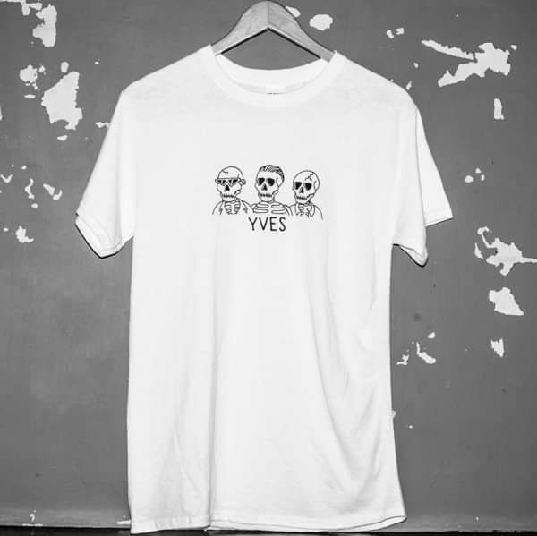 YVES White Skulls T-shirt - YVES