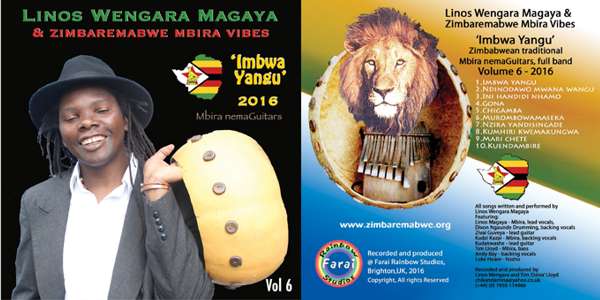 Imbwa Yangu, 2016, Vol 6 (CD disc) - Zimbaremabwe Mbira Vibes