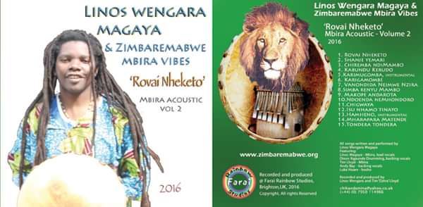 Rovai Nheketo, Acoustic Album, 2016 (downloads) - Zimbaremabwe Mbira Vibes