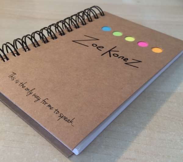 Zoe Konez A6 3-in1 Notepad with Sticky Notes - Zoe Konez