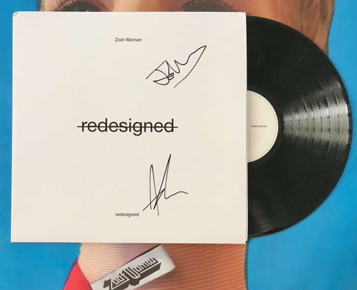 Redesigned - Signed Vinyl + FREE Redesigned CD* + Zoot Woman logo guitar plectrum - Zoot Woman